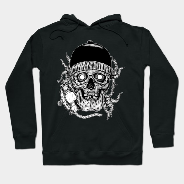 Skull head Hoodie by Darts design studio